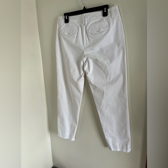 Liz Claiborne Cropped White Chinos Women’s Pants sz.10 - Picture 7 of 10